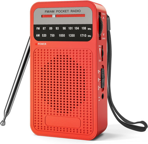 Portable radio with long - am,