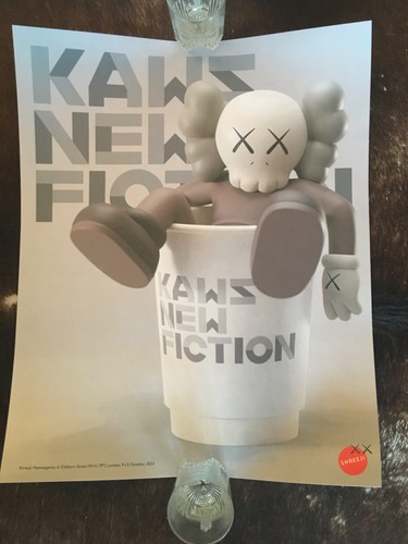 Kaws new fiction poster - kaws,