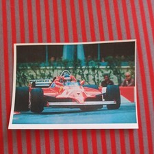 Gilles Villeneuve Ferrari card