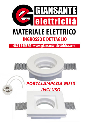 Porta faretto gesso da - porta,
