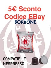 300 CAPSULE  NESPRESSO* RESPRESSO RED ROSSA CAFFE BORBONE