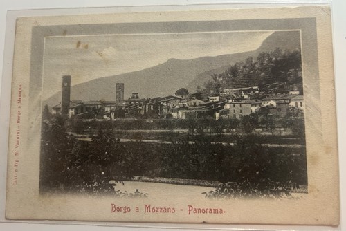 Cartolina borgo mozzano - borgo,