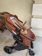 Stokke brown beige pushchair - brown,