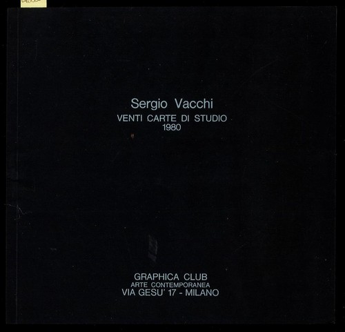 Sergio vacchi venti carte - vacchi., di