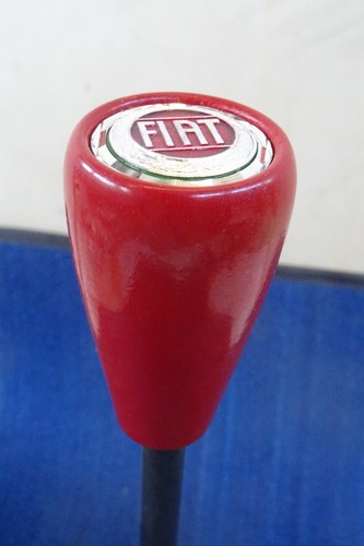Pomello leva cambio rosso - pomello, fiat