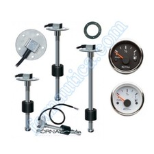 INDICATORE LIVELLO CARBURANTE + SENSORE GALLEGGIANTE VERTICALE PER SERBATOIO