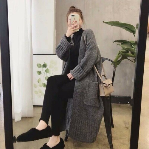 Maglione donna maglia cappotto