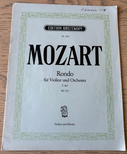 Mozart rondo per - rondo, e