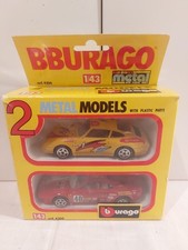 Burago Ferrari-Porsche scala 1/43 modellini con scatola originale