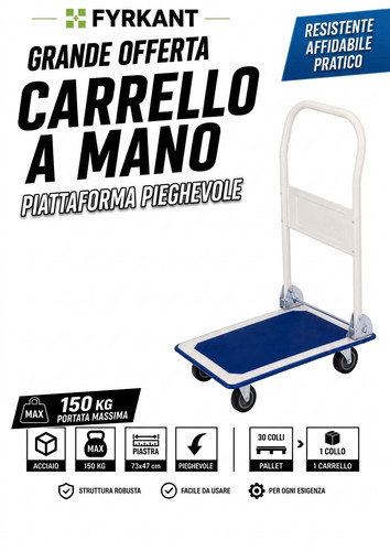 Carrello mano con - mano,