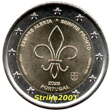 NEW !!! 2 EURO COMMEMORATIVO PORTOGALLO 2025 SCOUT NEW !!!