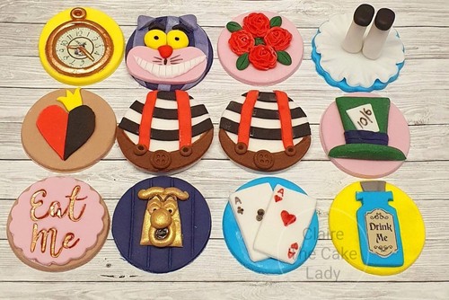 Set topper per cupcake tema - set,