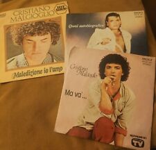 Cristiano Malgioglio 3 45 Giri