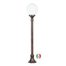 Lampione h.123 per Esterno Giardino sfera d.25 Fiuggi L27 Made in Italy