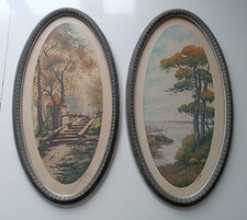 Coppia Di Tavole Litografie