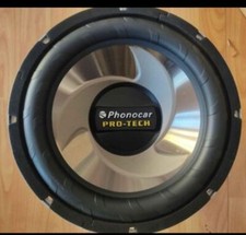 Phonocar pro tech 2/770 subwoofer auto 600 x 2 / 2 + 2 ohm doppia bobina 32 cm.