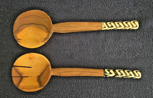 African hand carved olive - african, wood
