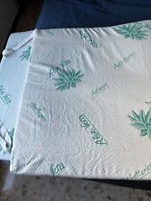 Topper Aloe Vera Singolo Copri Materasso Sfoderabile Per Adattare Letti Vecchi