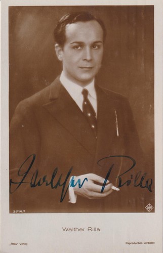Walther rilla autografo - walther,