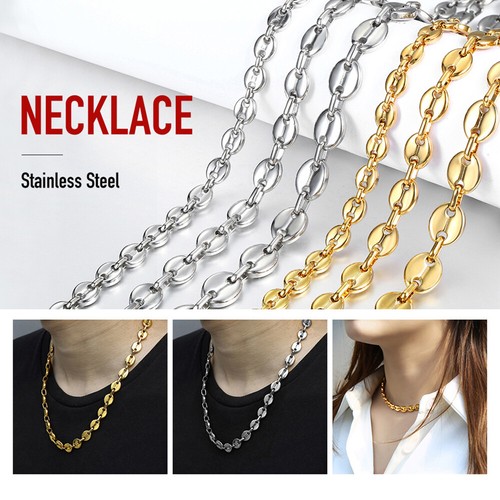 Collana catena maglia - , marina