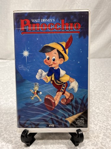 Pinocchio vhs 1986 walt - vhs,