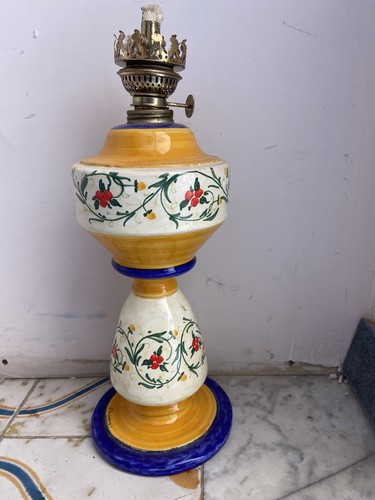 Lume petrolio ceramica - petrolio, in