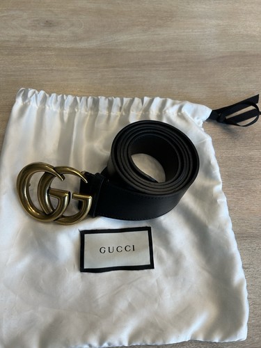 Cintura gucci fibbia nera - gucci,