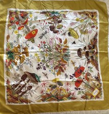 Sciarpa seta Gucci vintage V