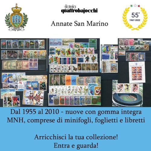 Annata san marino dal 1955 - marino,