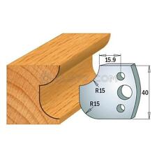COPPIA COLTELLI SAGOMATI LAVORAZIONE LEGNO PER FRESA TOUPIE 40MM MOD.177