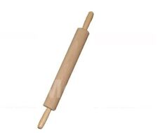 Mattarello in legno girevole per pane pasta cucina da 51 cm Diametro 50 mm