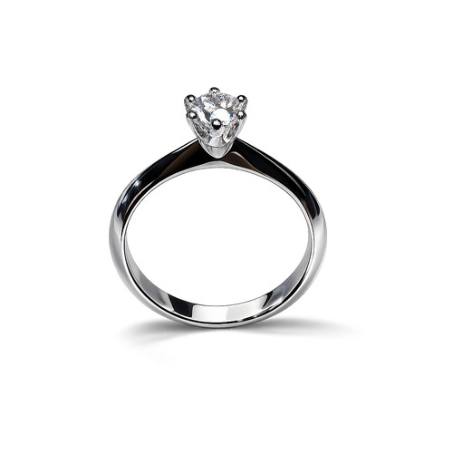 Anello modello tiffany oro - in,