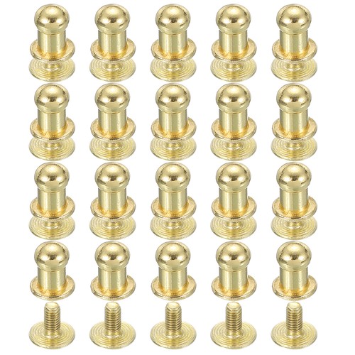 20set 5mm rivetti pelle - 5mm, in