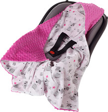 Coperta Neonato Ovetto Sacco per Passeggino - 100% Cotone Universale Blanket 85X