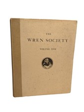 The Wren Society XVII Volume