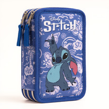 Astuccio stitch 3 Scomparti Bambino Bambina – Portapenne per Scuola Elementare
