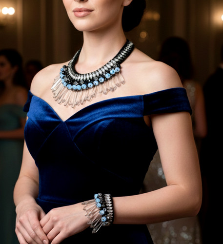 Parure cinti collana e - 🩷parure,