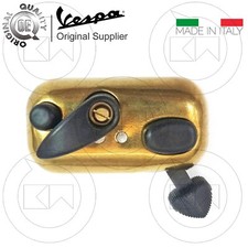 COMMUTATORE INTERRUTTORE DEVIO LUCI COPERCHIO IN OTTONE PER VESPA 125 VNB1T