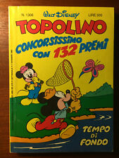 TOPOLINO N° 1306, 7 DICEMBRE 1980, BOLLINI+PIEGH. BIG JIM+INS. CHIQUITA, OTTIMO!
