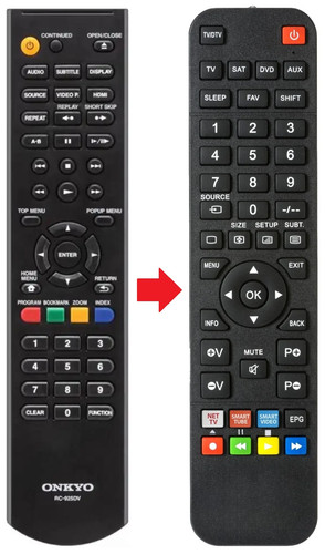 Telecomando adatto per onkyo - adatto,