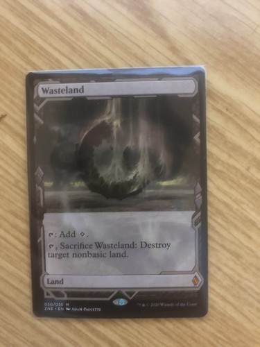 Mtg wasteland zendikar - wasteland,