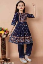 Set Kurta Stampato Ragazze