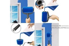 Rullo Pittura Con Serbatoio Anti Gocciolamento Ricaricabile E Manico Allungabile