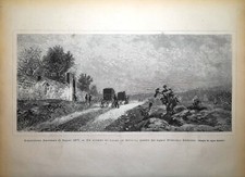 Stampa antica PAESAGGIO DI