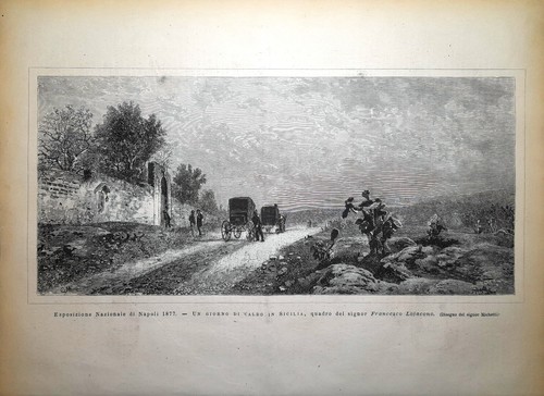 Stampa antica paesaggio - stampa,