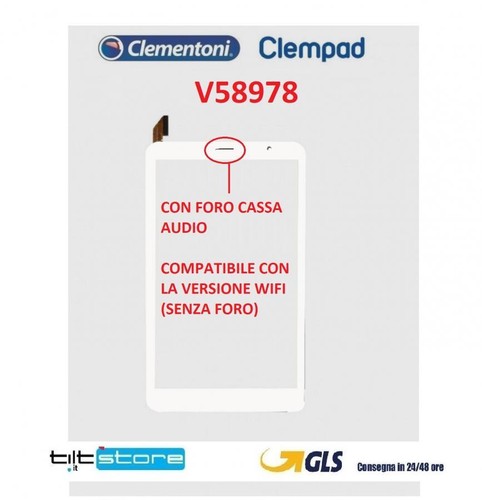 Vetro touch screen clementoni - screen,
