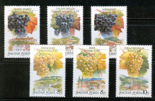 Ungheria 1990 uva e zona - ungheria,