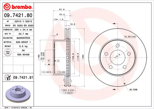 Set freni disco brembo - freni, a