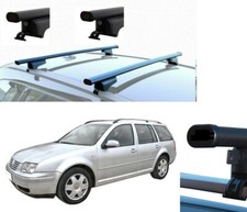 BARRE PORTATUTTO ACCIAIO PER VOLKSWAGEN BORA SW ANNO 1999 CON RAILS SERRATURE 