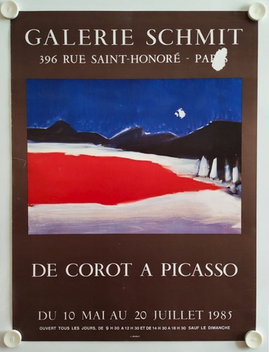 Affiche corot picasso - de,
